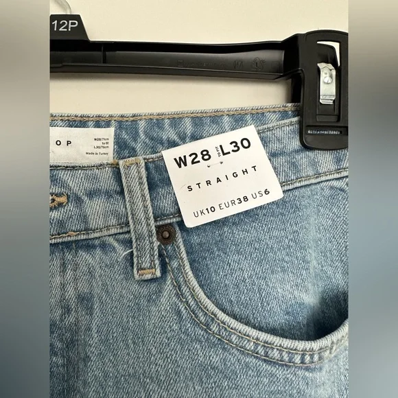 Topshop straight crop jeans - Picture 2 of 5